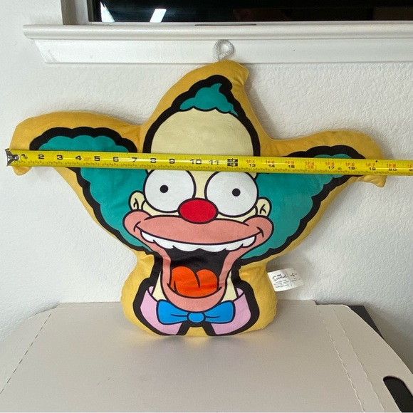 Simpsons Universal Studios Krusty Clown Pillow & Buzz Cola Plush (A2) - Picture 4 of 13